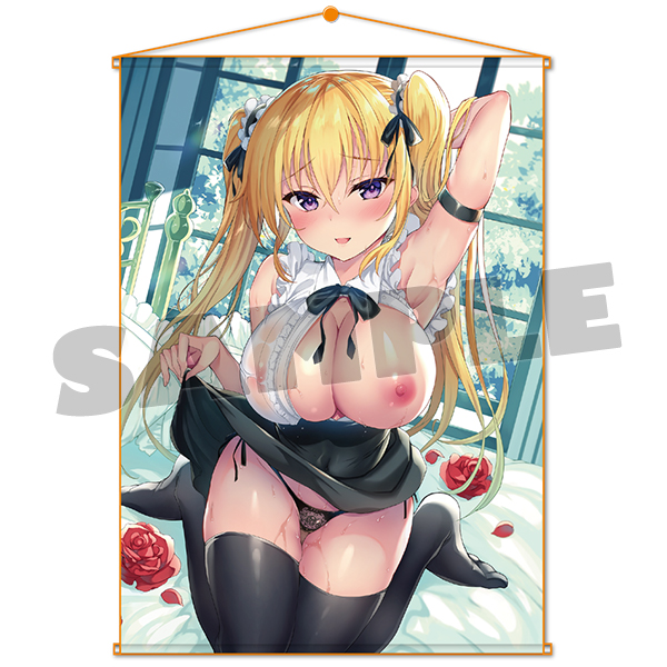 三色網戸。B2タペストリー『濡れ透けゴスロリアンリちゃんの乳惑』